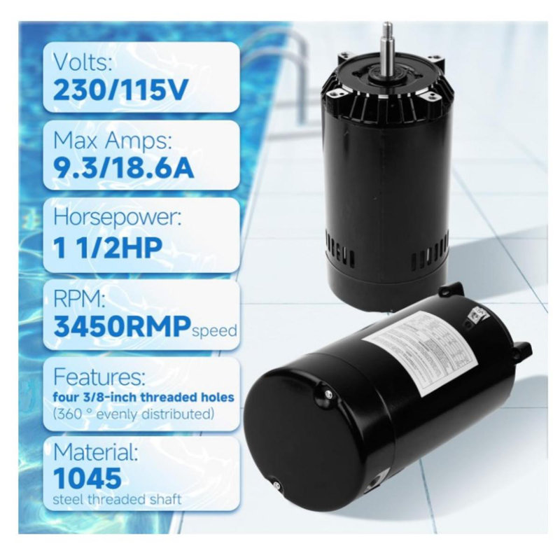 1-1/2 Hp Pool Pump Motor Seal Replacement Kit Ust1152