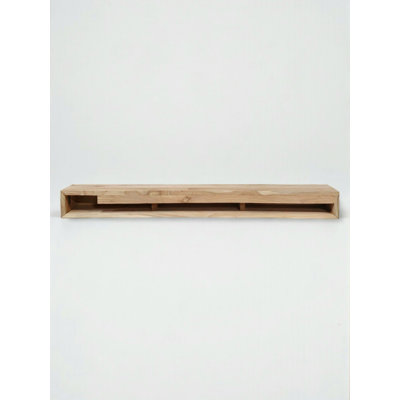 Solid Wood Mantle Beam Shelf, Unfinished
