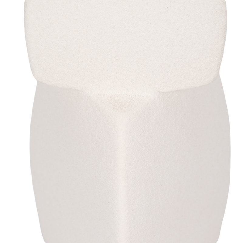 Candlestick Candle Holder, 9" H x 4" W x 4" D, White