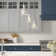 Boghos 3 - Light Brushed Nickel Cluster Pendant