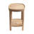 Tierney Mango Wood Rounded Square Side Table