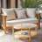 31.5In. Patio Wooden Side Table-1600986227