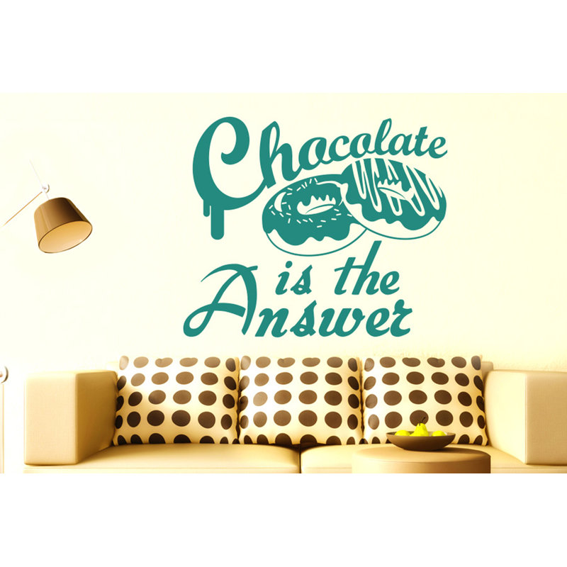 Food & Beverage Wall Decal, Medium, Aqua Green