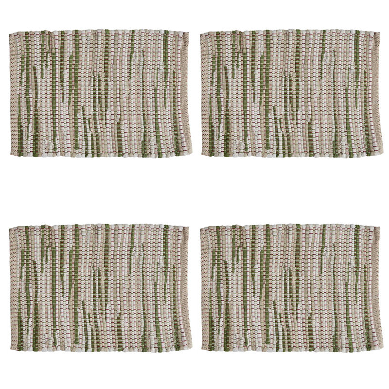 Ensemble de 4 napperons Grindie Oaks Christmas Barn Chindi