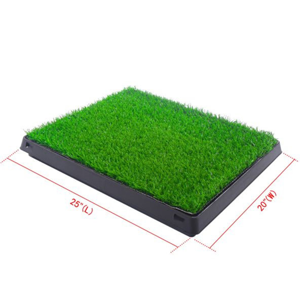 Pet Pal 1.25-in x 16-in Reusable Plastic Artificial Grass Mat in