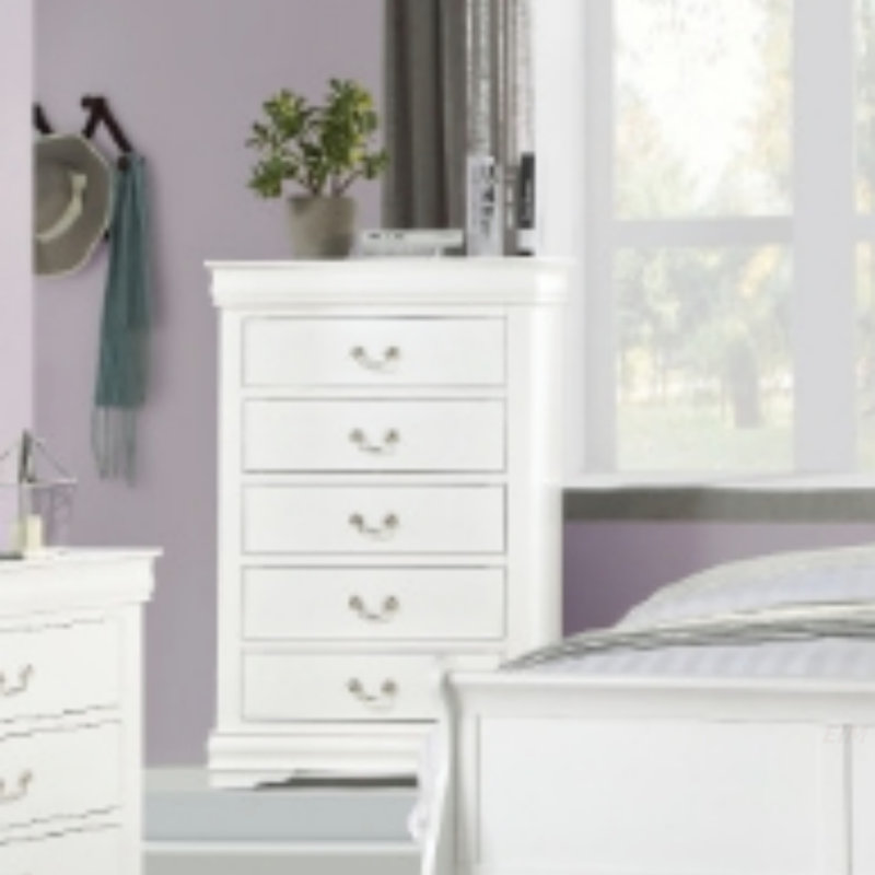Commode Louis Philippe III, Blanc