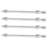 Rev-A-Shelf 14" Extendable Metal Designer Closet Valet Rod, CVR-14-CR (4 Pack)