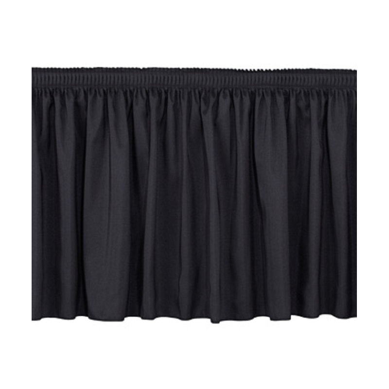 Ensemble de scène pour plinthe Shirred Pleat, H 8 po x l 96 po x P 1 po