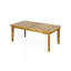 Table basse d'extérieur en bois d'acacia