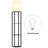 Emonnie 62.9" Column Floor Lamp with Shelves, Real Solid Wood and Bulb Included-2008062375