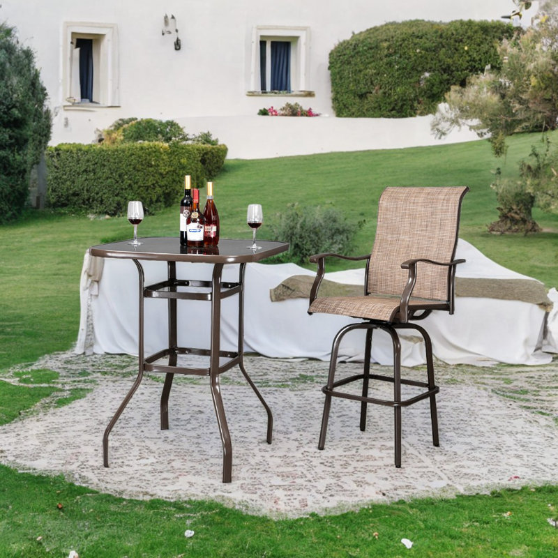 Table de bar Haydn, Brun