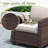 Hand-Woven Wicker Outdoor Single Sofa Set Of 2-166012109-166012099