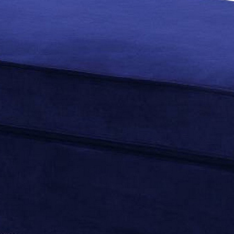 Shriner Velvet Ottoman