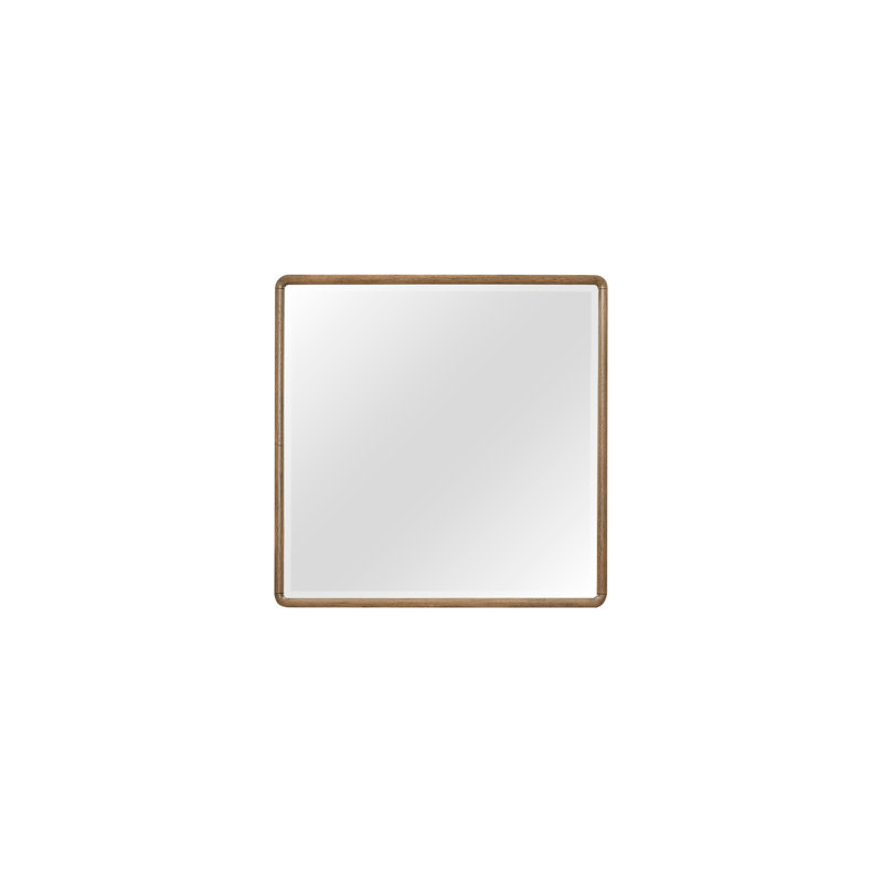 Decorative Mirror, Square, Brown, 36" x 36"