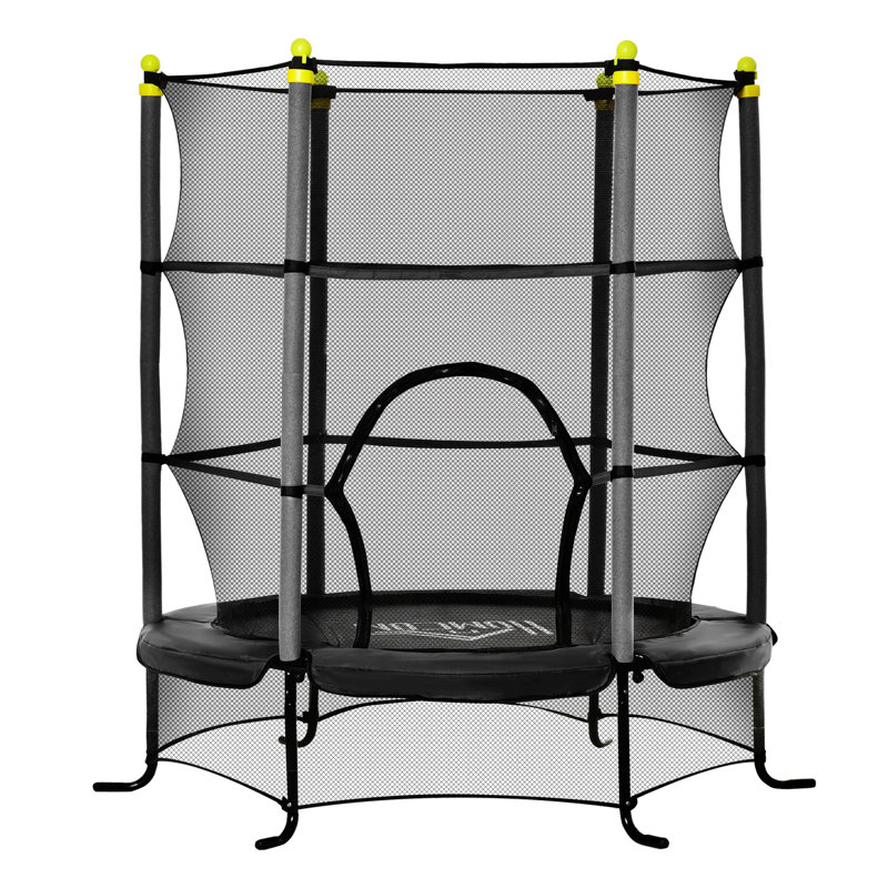 Trampoline pour enfants avec enceinte sécuritaire pour l'intérieur et l'extérieur