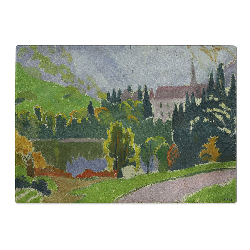 Landscape by Maurice Denis Chopping Board, 0.4cm H x 20cm W x 28.5cm L