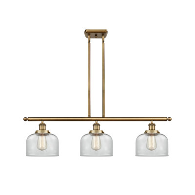 Cloche - 3 lumières d'îlot de 36 po - abat-jour de 8 po