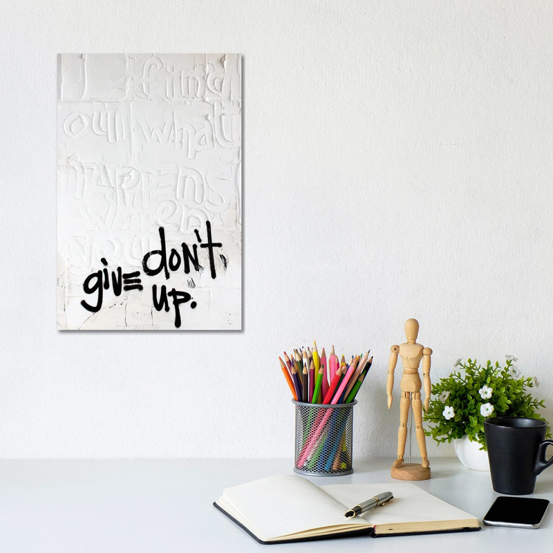 Find Out 24 1 Piece Wall Art on Canvas, 30.48 cm H x 20.32 cm W x 1.905 cm D, Does Not Apply