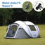 Tente de bateau escamotable pour 4-6 personnes-125299882