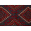 Tapis rouge et bleu Tribal Traditional