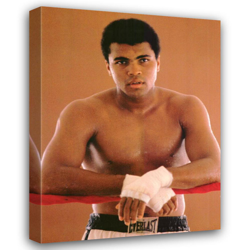 Muhammad Ali dans l'anneau, H 24 po x l 18 po