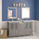 Arroyos 60'' Double Bathroom Vanity with Ceramic Top with Mirror