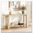 62.9" Modern Minimalist Console Table, Solid Wood Entryway Sofa Table-882478502