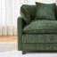 Fauteuil d'appoint avec repose-pieds en chenille moderne de 39,4 po Iris-130624488