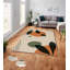 Tapis luxueux en velours 4,6 x 7,2 pieds | 100% polyester, 740 g / m² | Revers en feutre antidérapant, lavable à la machine | Imprimé numérique, facile à nettoyer, parfait pour le salon et la chambre à coucher-569576480