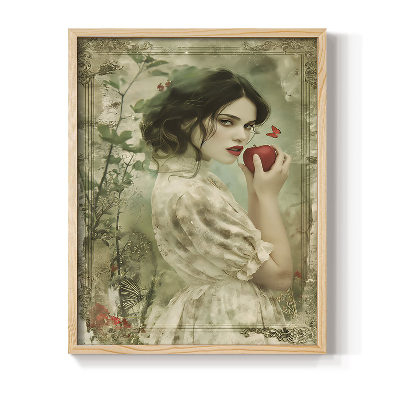 Reproduction encadrée WOMEN Series CCCCLIX III - bois massif