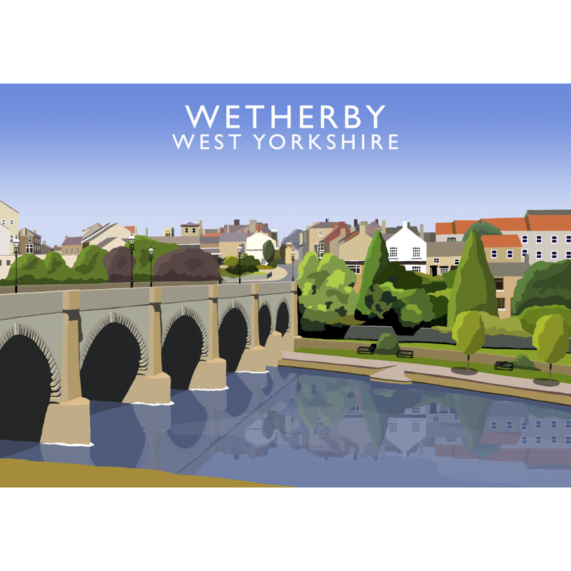 'Wetherby' by Richard O'Neil - Print, No Frame, 30 cm H x 40 cm W x 1 cm D