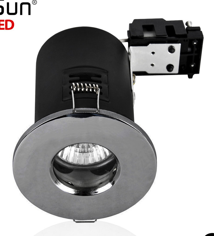 8.6cm Retrofit Downlight, Black Chrome, Cool White