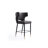 Holguin Mid-Century Modern Vegan Leather Upholstered Solid Wood Counter Stool in Graphite-1489710411-1593965480-1489733285