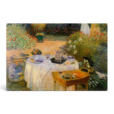 The Luncheon (1873) — Landscape Canvas Wall Art