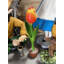 Petite statue de tulipe en pot