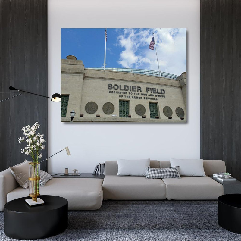 Soldier Field, 36" H x 48" W