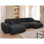 Mollis 6 Seater Corduroy Sofa Bed-937917028