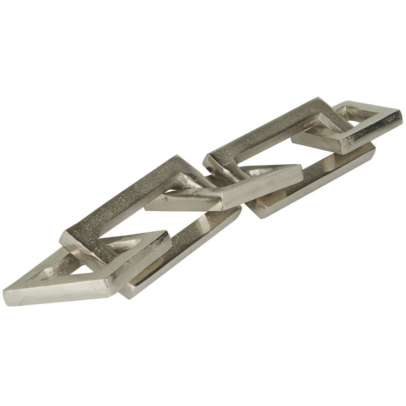 Sculpture moderne en chaîne, Argent