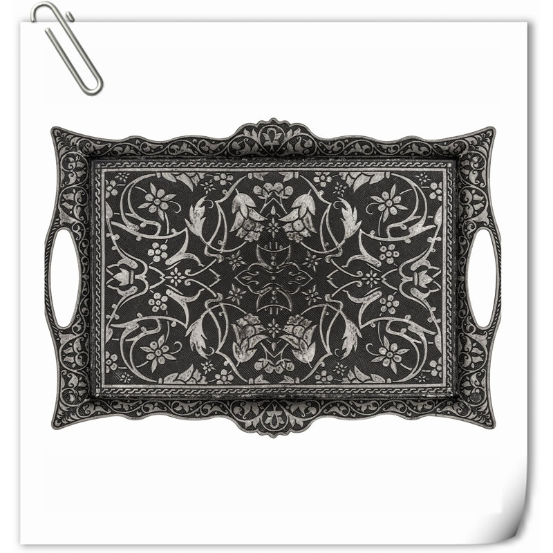 Tray Metal Tray, Black