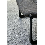Deva Rectangle Area Rug in Silver