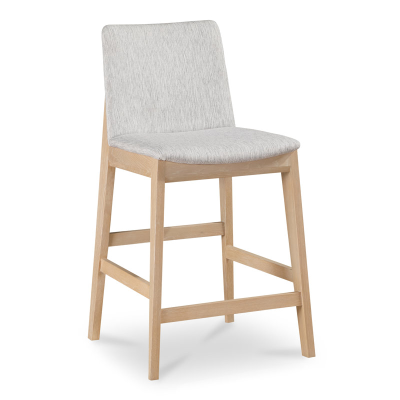 Chêne Anrey gris clair, Tabouret de comptoir (siège d'une hauteur de 26 p