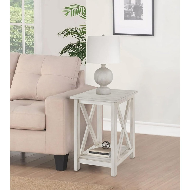 Table d'appoint - blanc antique