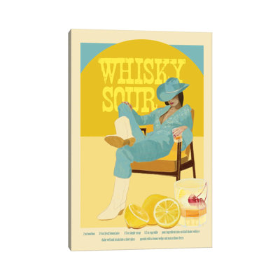 «Whiskey Sour» par Jenny Rome, impression sur toile tendue