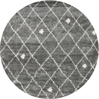 Tapis contemporain gris