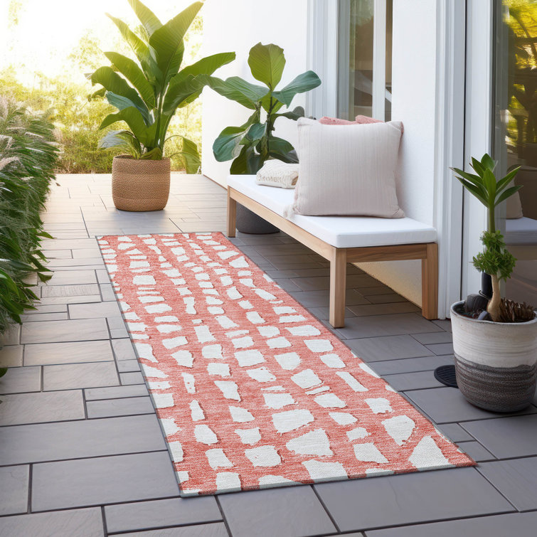 Lamanna Washable Striped Indoor / Outdoor Rug