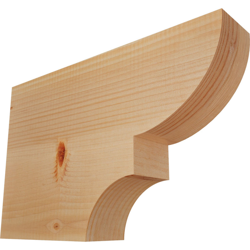 Queue de chevron lisse Ridgewood, Sapin de Douglas, H 12 po x l 3 1/2 po x L 18 po