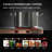 COOKTRON Rose Gold Electric 2 Burner Cooktop with Dual Size Power Burner