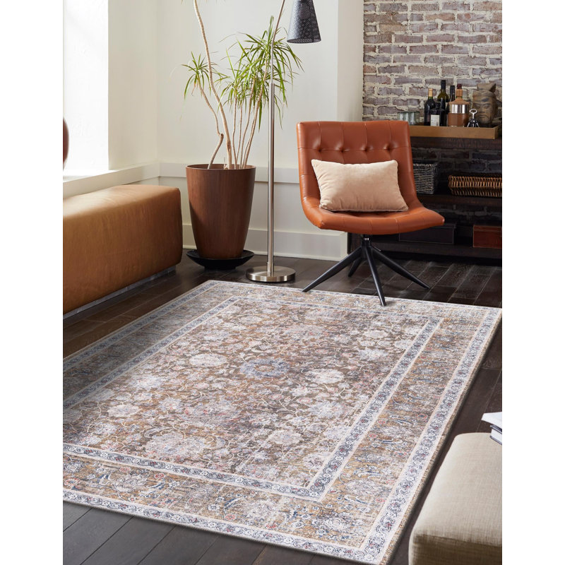 Samarth Thorine Rug, Gold, Rectangle 2' x 3'1"