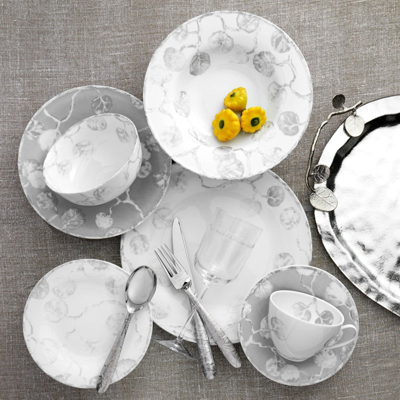 Botanical Leaf Cup and Saucer
