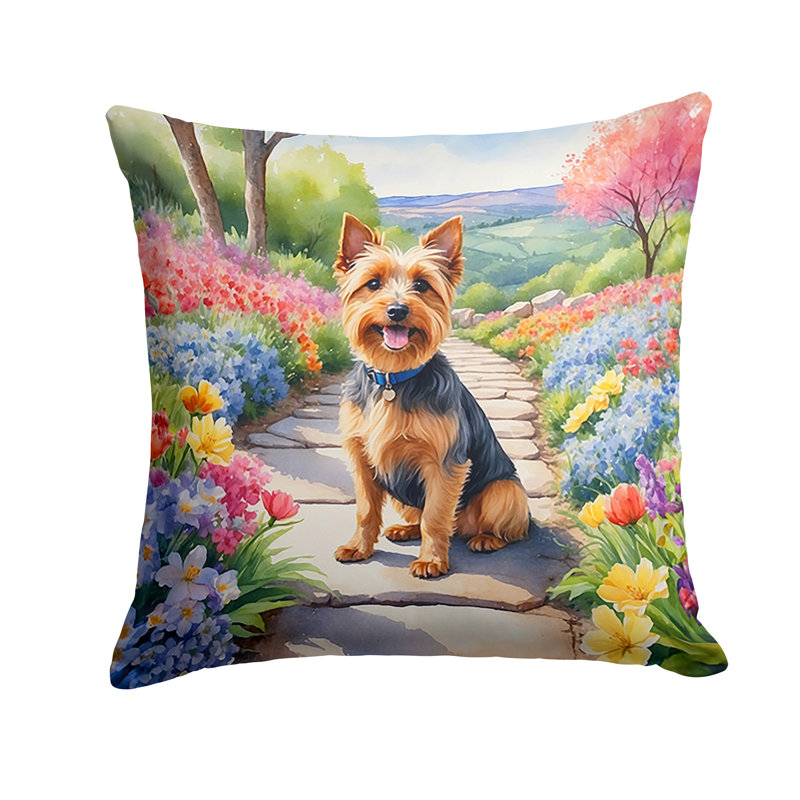 Coussin décoratif intérieur / extérieur Spring Path, H 18 po x l 18 po